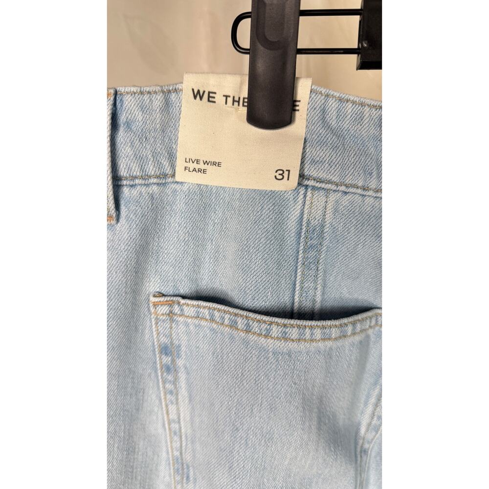 Free People We The Free Live Wire Flare Jeans, Size 31/US 12 - Picture 9 of 11